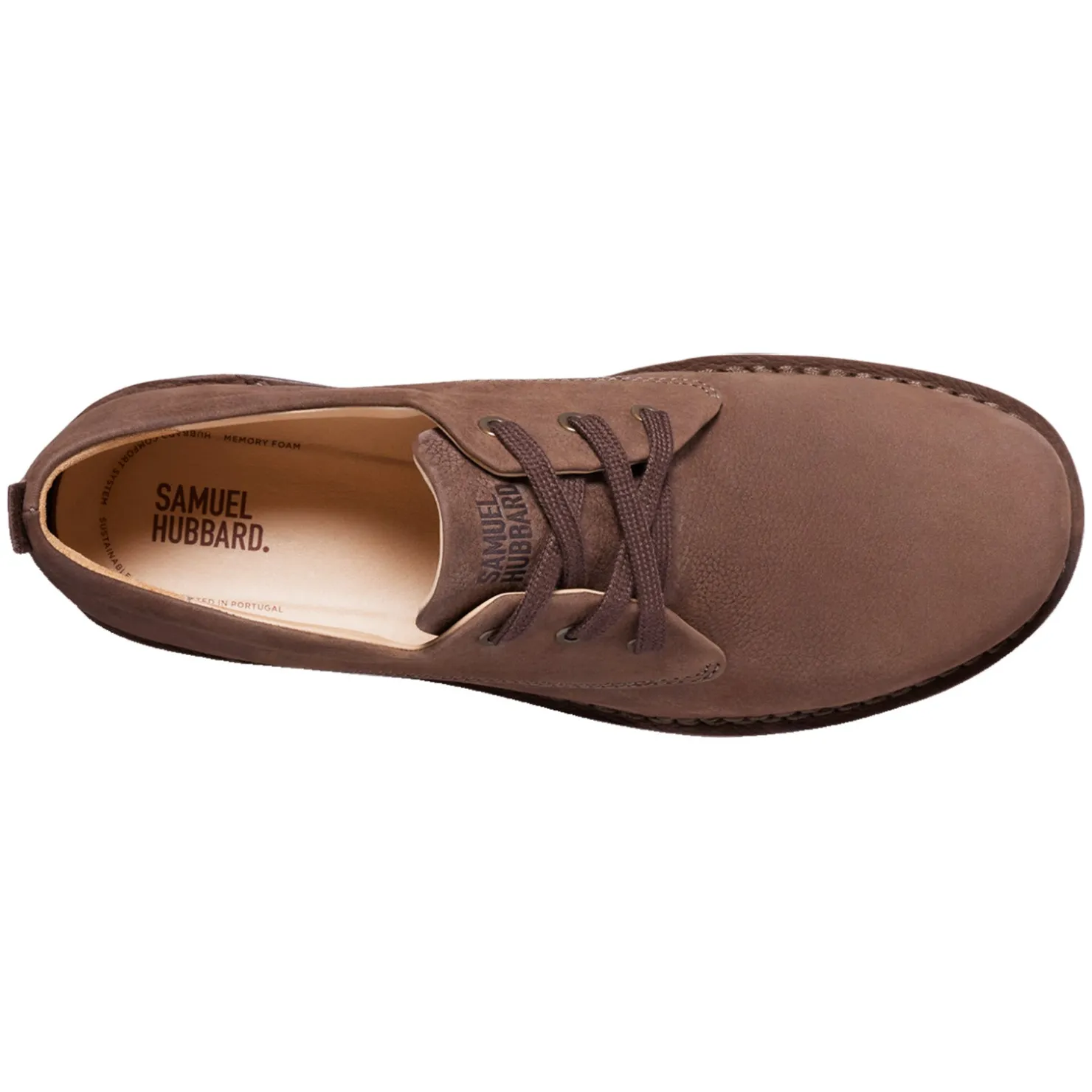 Oxfords*Samuel Hubbard Men's , Hubbard Free Oxford Pebble Brown Nubuck