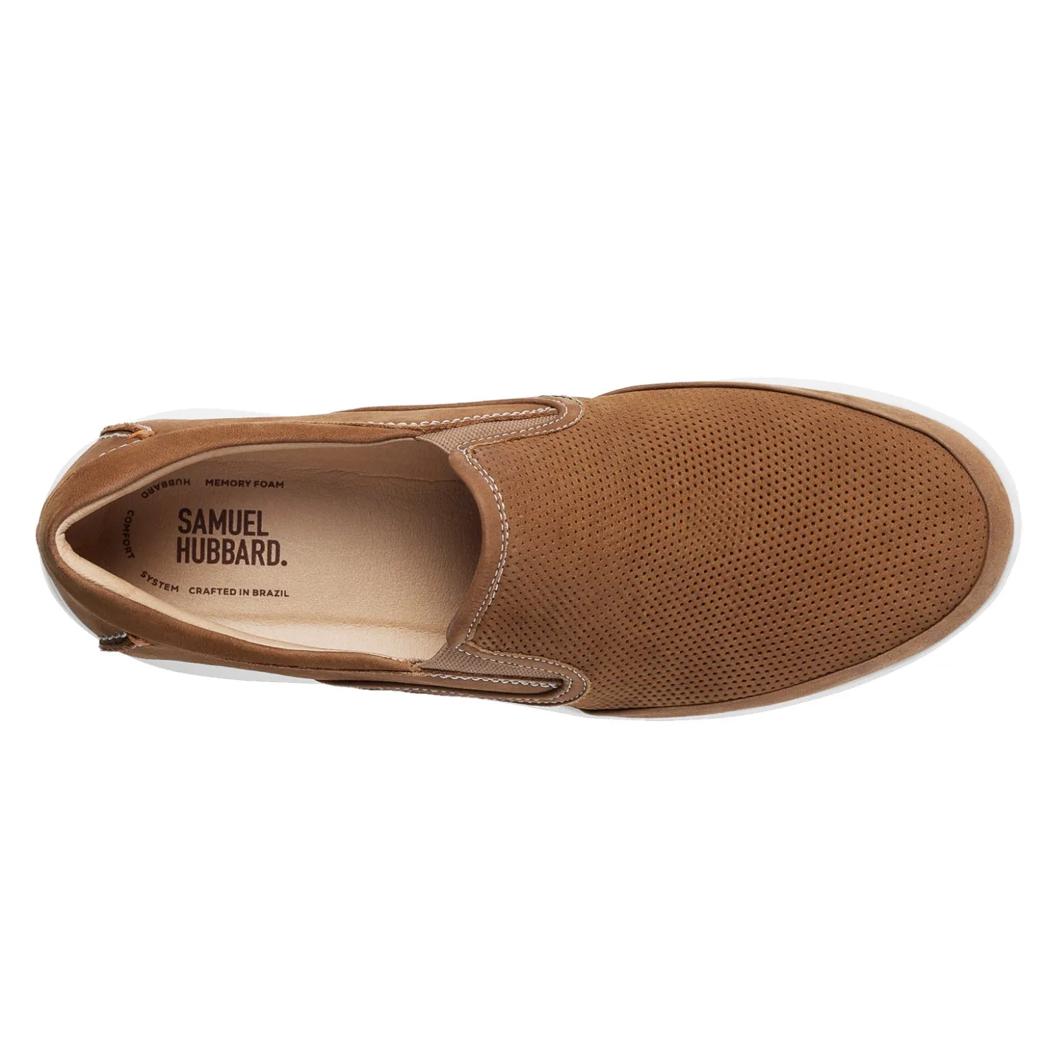 Slip-On Shoes*Samuel Hubbard Men's , Olema Slip-On Nutmeg Nubuck