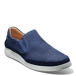 Slip-On Shoes*Samuel Hubbard Men's , Olema Slip-On Navy Nubuck
