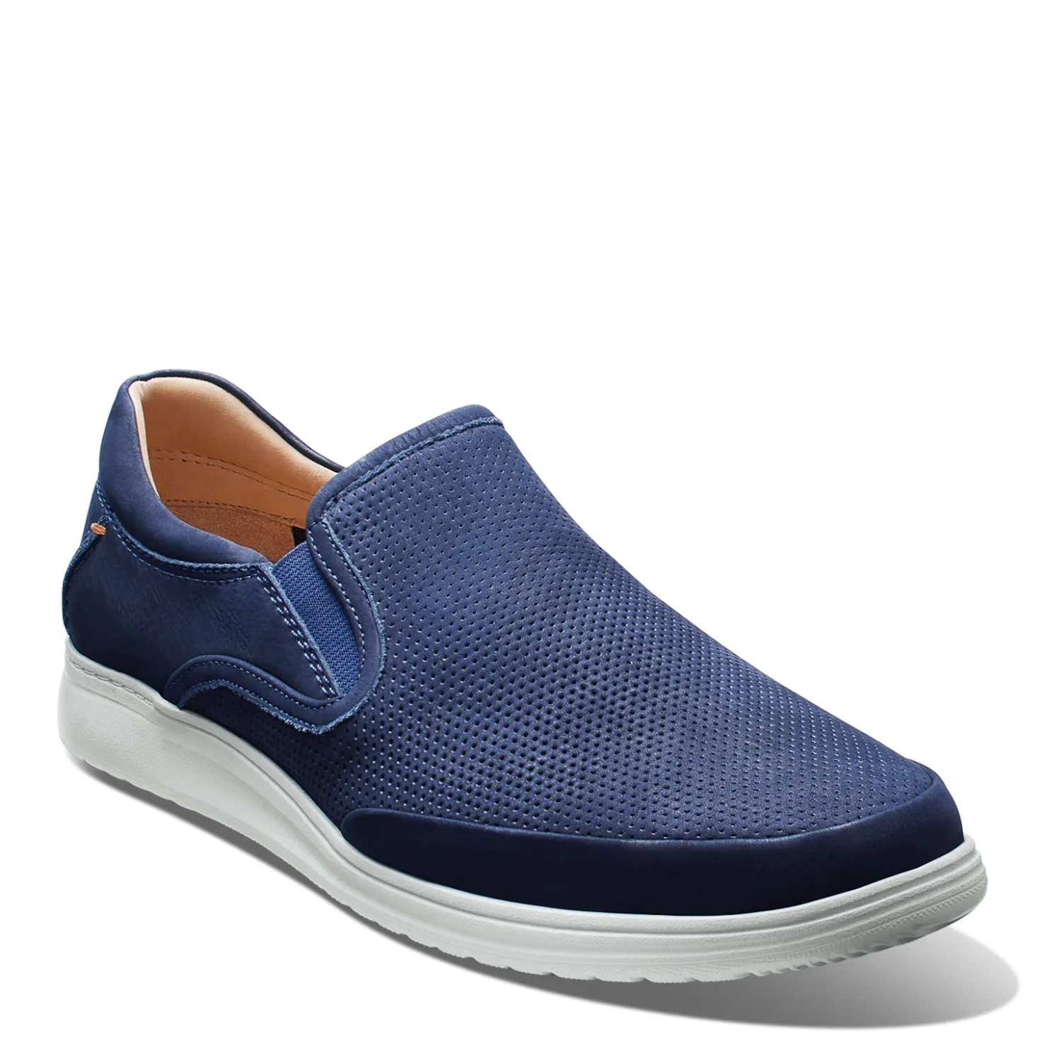 Slip-On Shoes*Samuel Hubbard Men's , Olema Slip-On Navy Nubuck