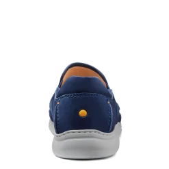 Slip-On Shoes*Samuel Hubbard Men's , Olema Slip-On Navy Nubuck