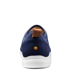 Walking*Samuel Hubbard Men's , Olema Sport Lace-Up Navy Nubuck