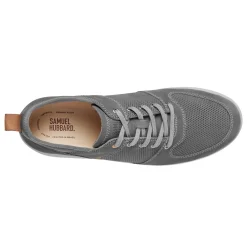 Walking*Samuel Hubbard Men's , Olema Sport Lace-Up Gray Nubuck