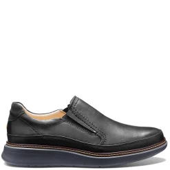 Loafers*Samuel Hubbard Men's , Rafael Slip-On Black Leather