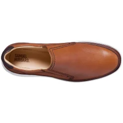 Slip-On Shoes*Samuel Hubbard Men's , Rafael Slip-On Tan Leather