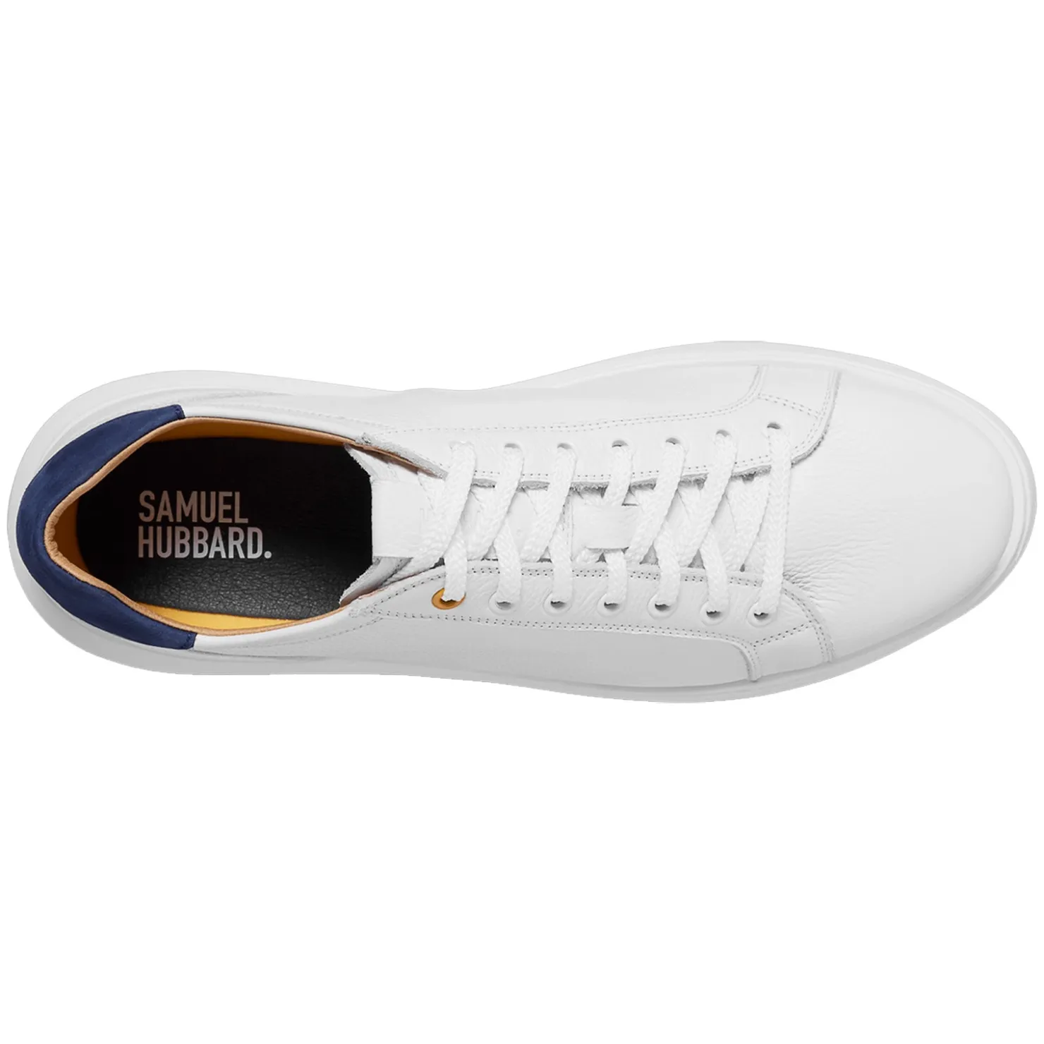 Sneakers & Athletics*Samuel Hubbard Men's , Sunset Sneaker White Leather