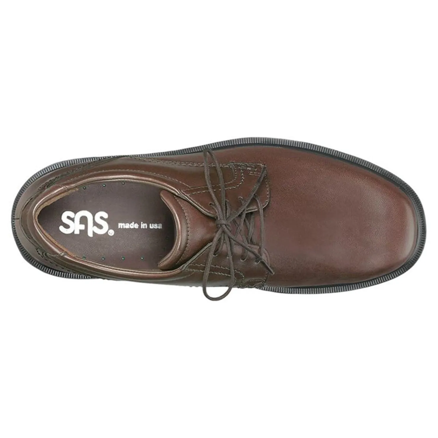 Dress*SAS Men's , Ambassador Oxford Brown