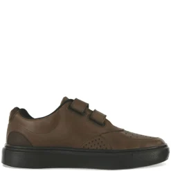 Fashion & Street*SAS Men's , High Street Hook and Loop Sneaker Mahogany