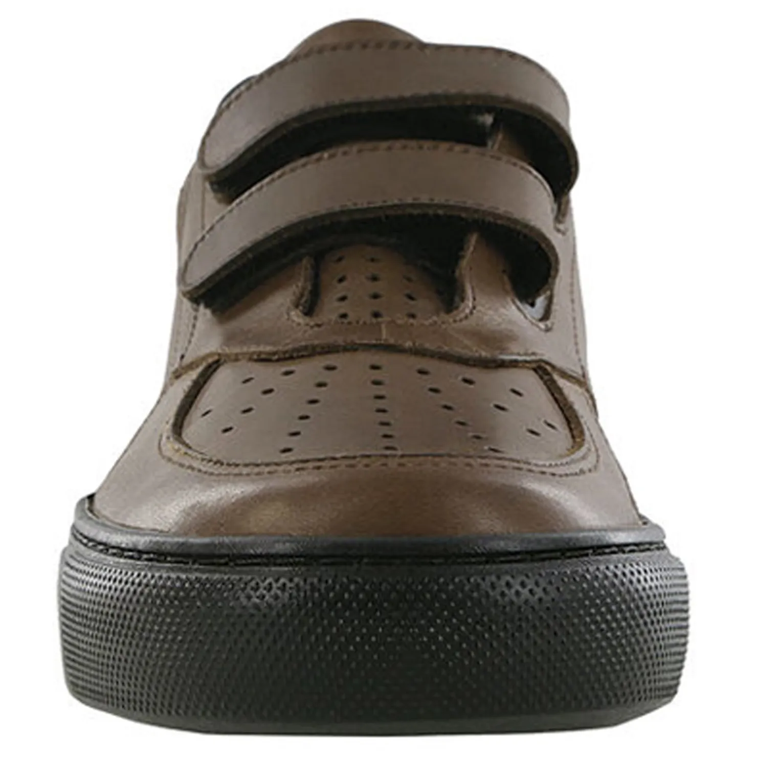 Fashion & Street*SAS Men's , High Street Hook and Loop Sneaker Mahogany