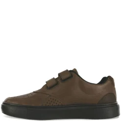 Fashion & Street*SAS Men's , High Street Hook and Loop Sneaker Mahogany