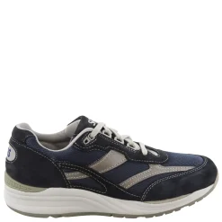 Sneakers & Athletics*SAS Men's , Journey Mesh Walking Shoe Blue