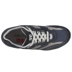 Sneakers & Athletics*SAS Men's , Journey Mesh Walking Shoe Blue