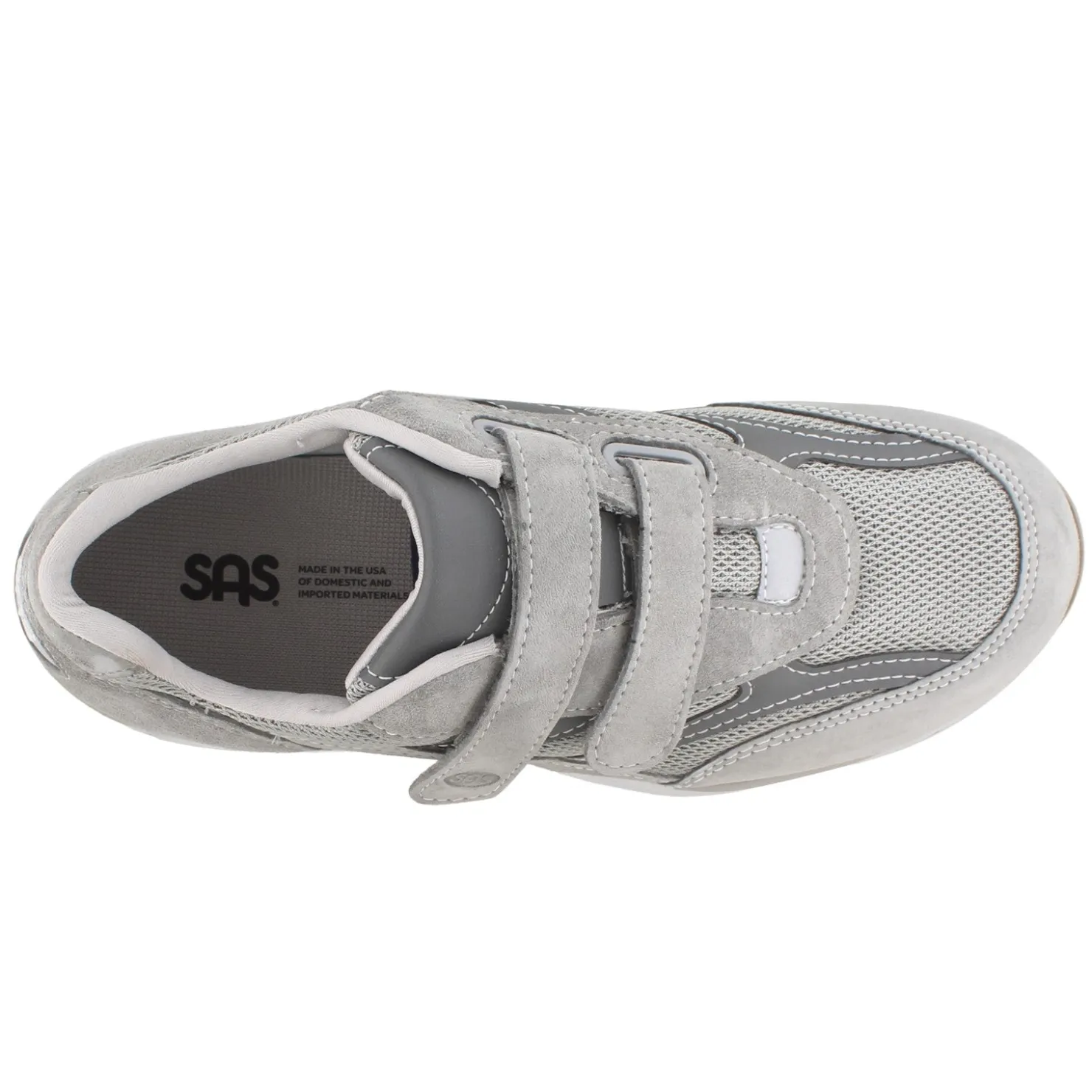 Fashion & Street*SAS Men's , JV Mesh Walking Shoe Gray