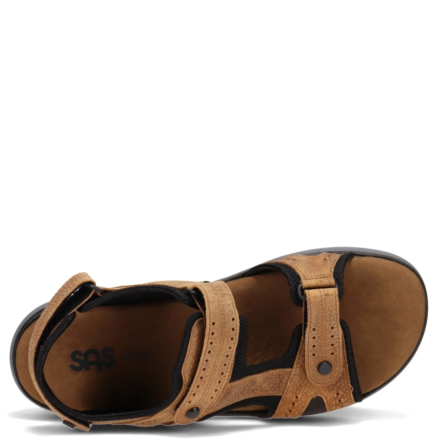 Footbed*SAS Men's , Maverick Sandal Brown