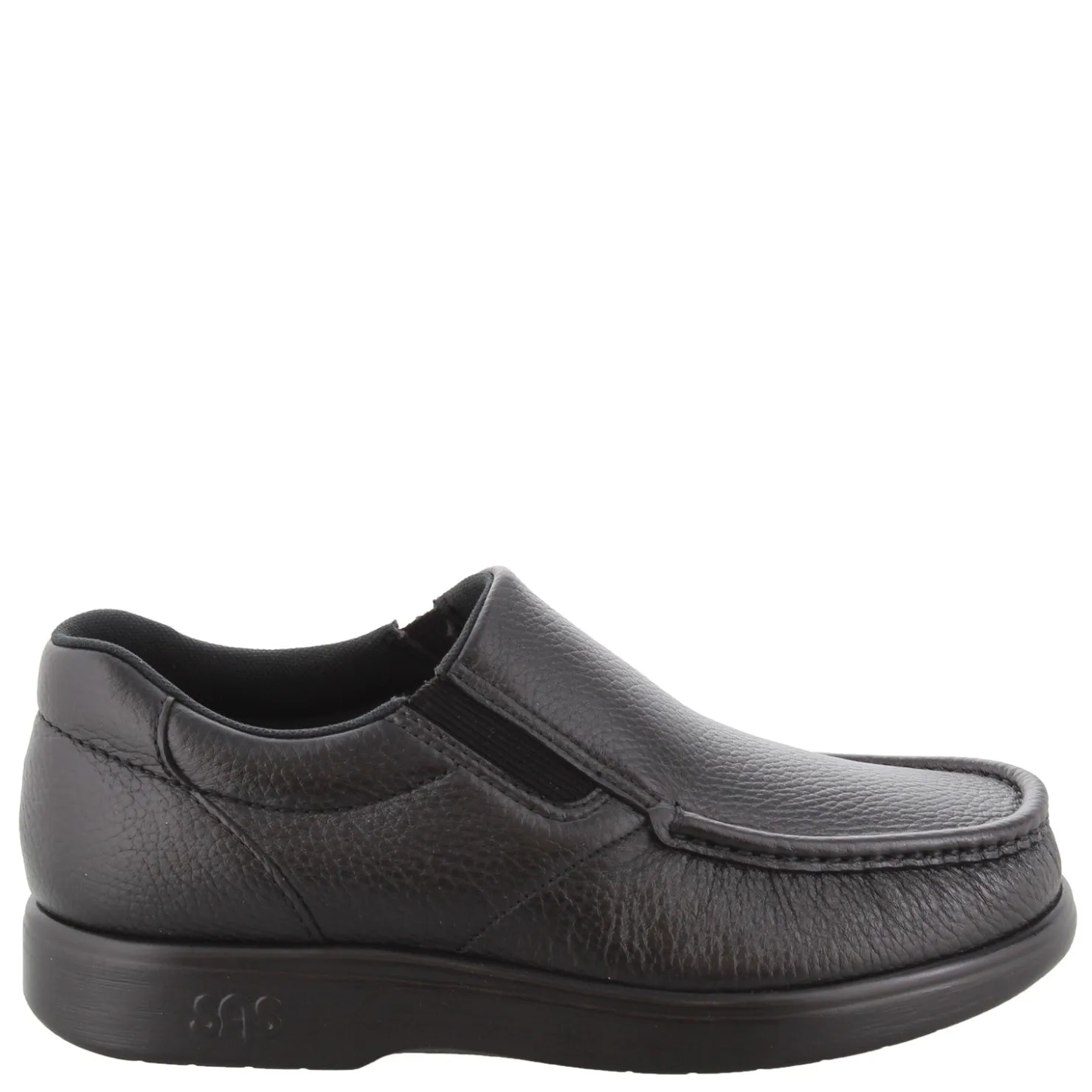 Slip-On Shoes*SAS Men's , Side Gore Loafer Black