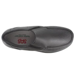 Slip-On Shoes*SAS Men's , Side Gore Loafer Black