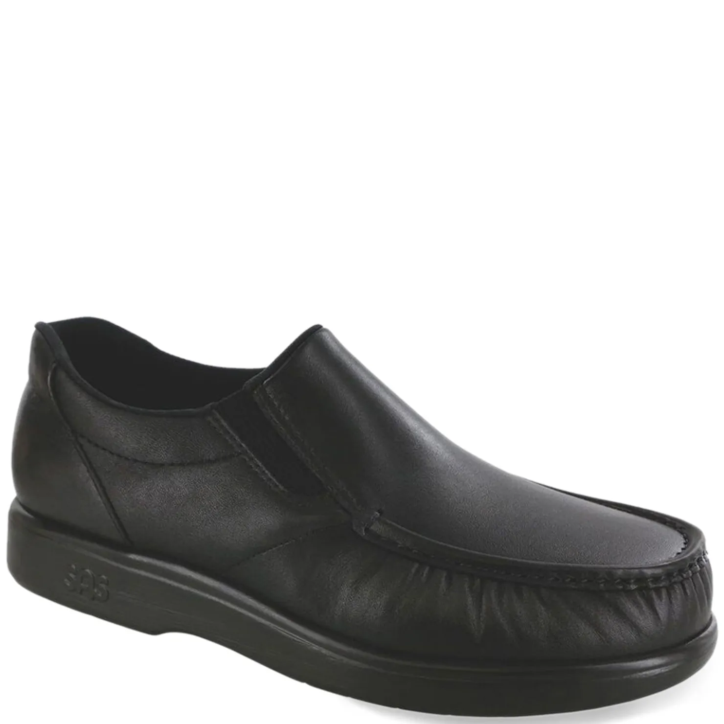 Loafers*SAS Men's , Sidegore Loafer Black Smooth