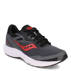 Running*Saucony Men's , Cohesion 16 Running Shoe Shadow/Red Sky