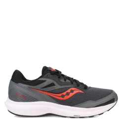 Running*Saucony Men's , Cohesion 16 Running Shoe Shadow/Red Sky
