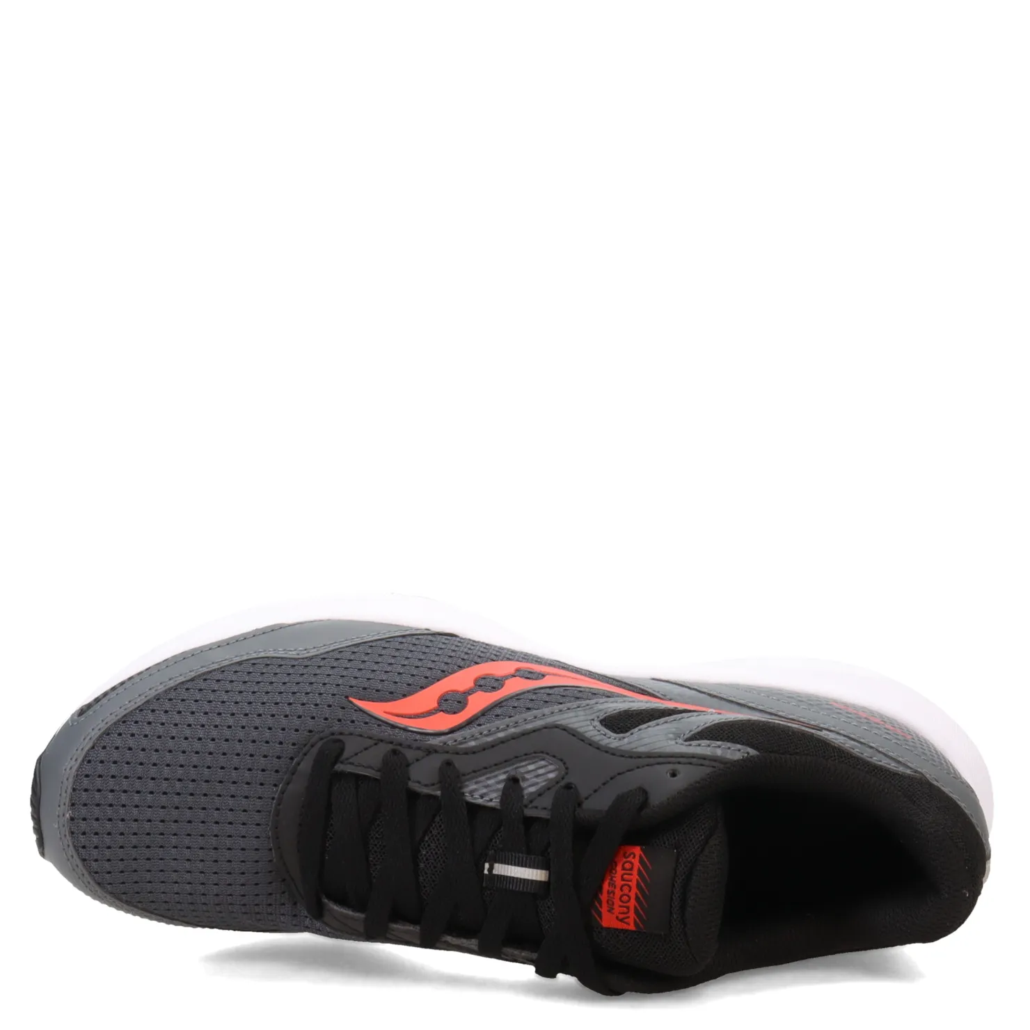 Running*Saucony Men's , Cohesion 16 Running Shoe Shadow/Red Sky