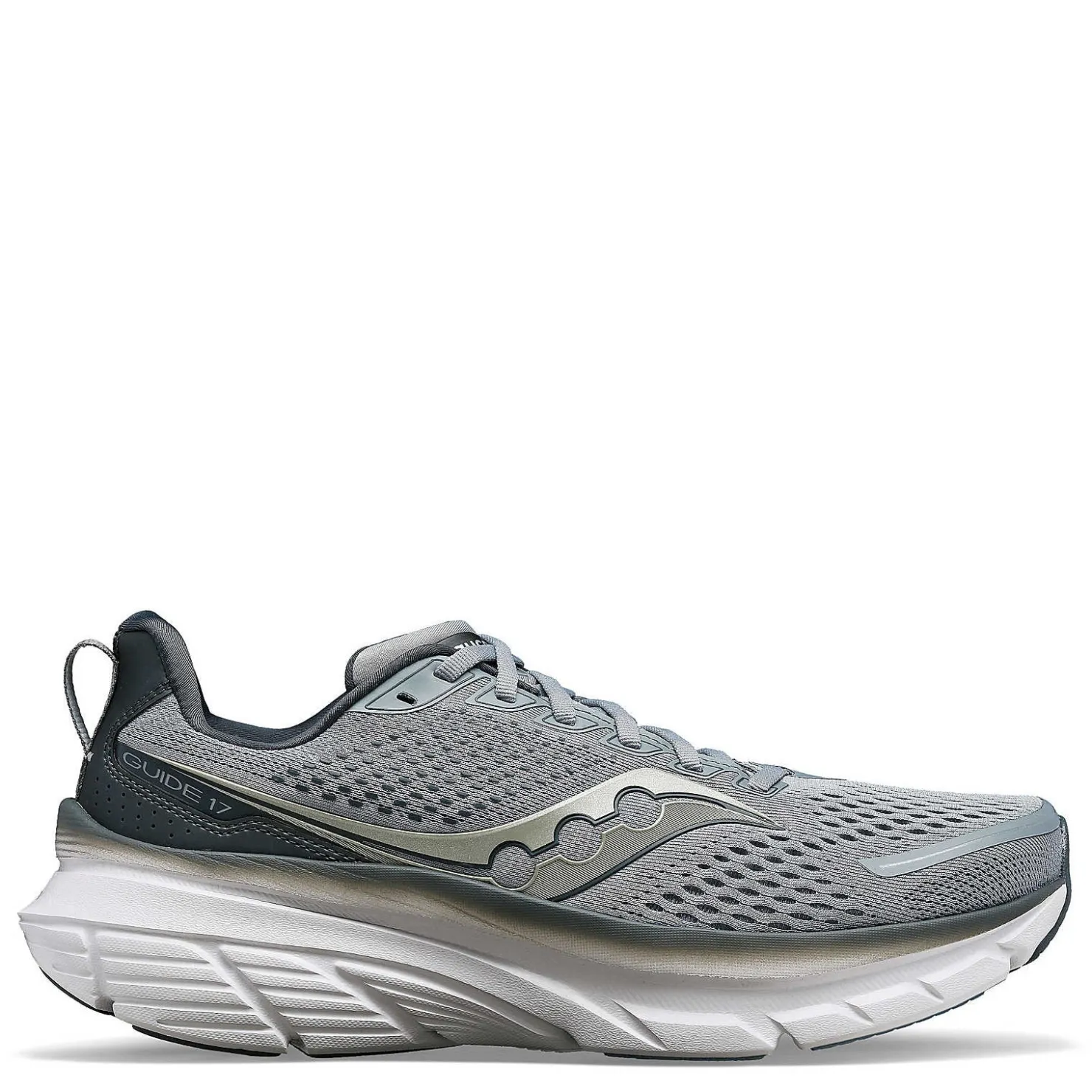 Sneakers & Athletics*Saucony Men's , Guide 17 Running Shoe - Extra Wide Width Flint/Shadow