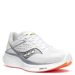 Sneakers & Athletics*Saucony Men's , Ride 17 Running Shoe White/Vizi