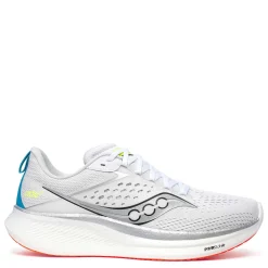 Sneakers & Athletics*Saucony Men's , Ride 17 Running Shoe White/Vizi