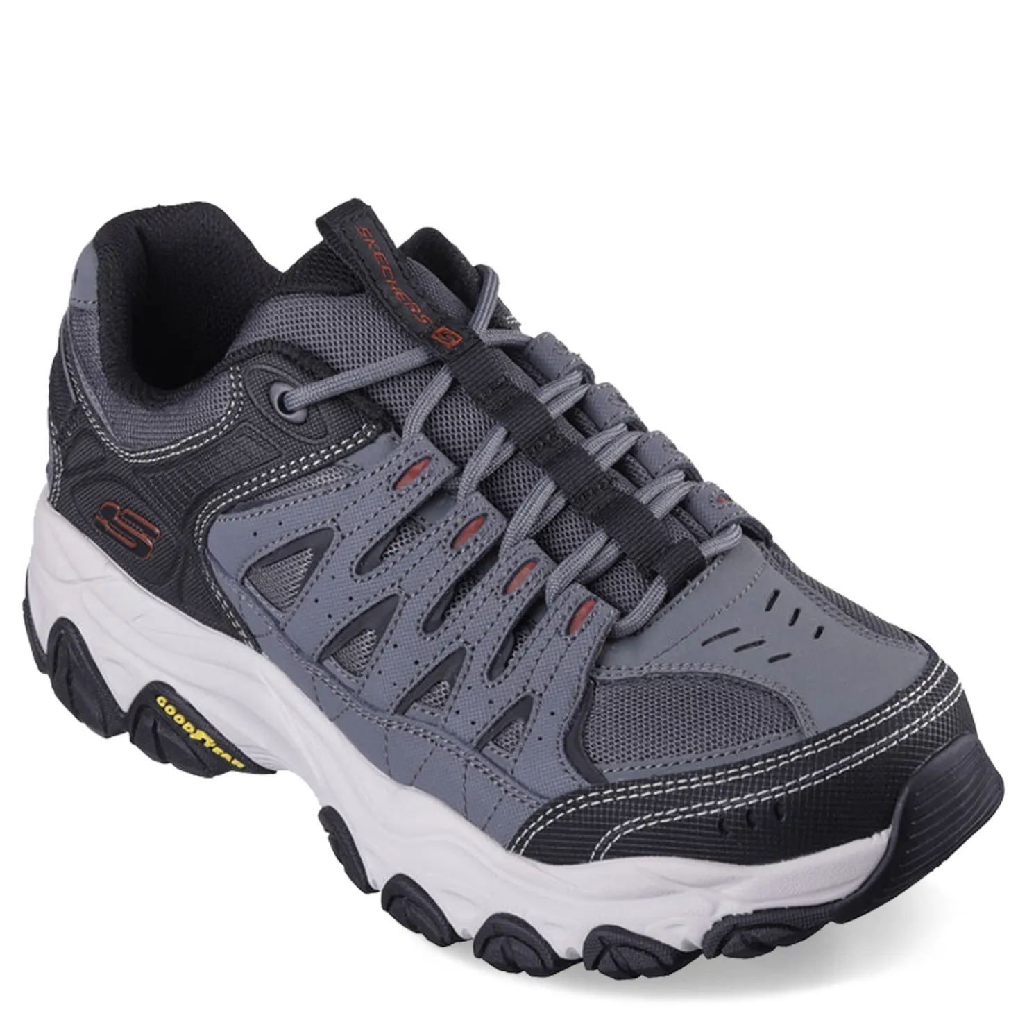 Sneakers & Athletics*Skechers Men's , After Burn M.Fit 2.0 Hiking Shoe - Extra Wide Width Charcoal/Gray