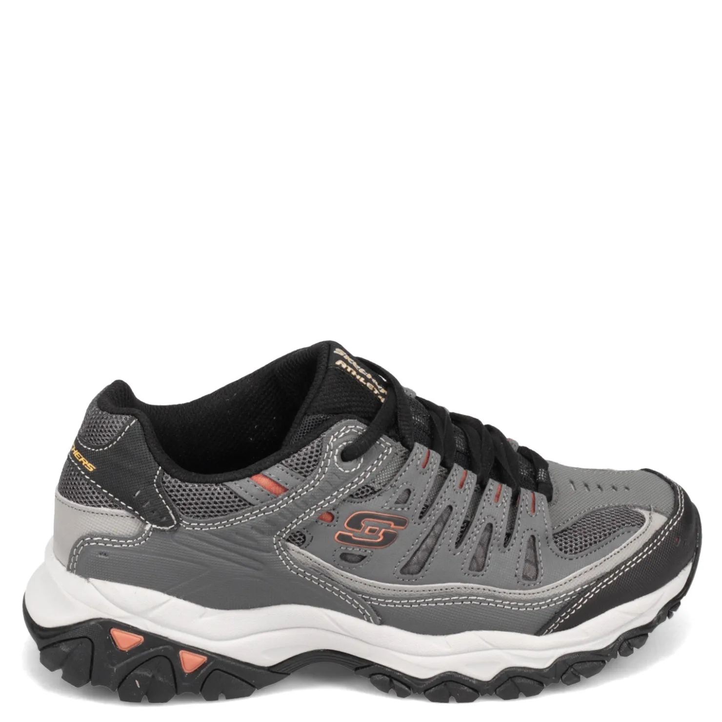 Trail & Hiking*Skechers Men's , After Burn - Memory Fit Sneaker Charcoal/Gray