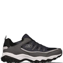 Sneakers & Athletics*Skechers Men's , After Burn M. Fit Sneaker - Wide Width Navy/Grey