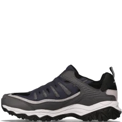 Walking*Skechers Men's , After Burn M. Fit Sneaker - Wide Width Navy/Grey