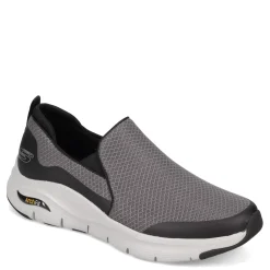 Slip-On Shoes*Skechers Men's , Arch Fit - Banlin Slip-On Sneaker Charcoal/Black
