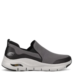Slip-On Shoes*Skechers Men's , Arch Fit - Banlin Slip-On Sneaker Charcoal/Black