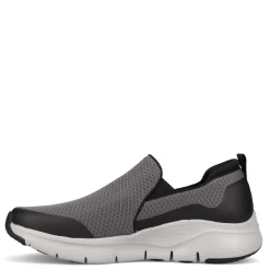 Slip-On Shoes*Skechers Men's , Arch Fit - Banlin Slip-On Sneaker Charcoal/Black