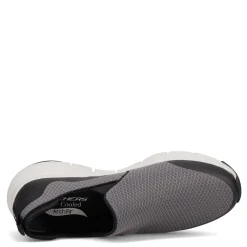 Slip-On Shoes*Skechers Men's , Arch Fit - Banlin Slip-On Sneaker Charcoal/Black