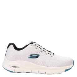 Sneakers & Athletics*Skechers Men's , Arch Fit – Takar Sneaker White/Blue
