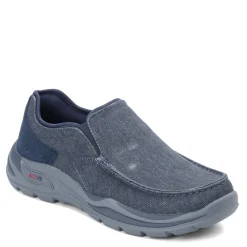 Slip-On Shoes*Skechers Men's , Arch Fit Motley - Rolens Slip-On Navy