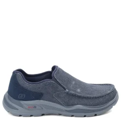Slip-On Shoes*Skechers Men's , Arch Fit Motley - Rolens Slip-On Navy