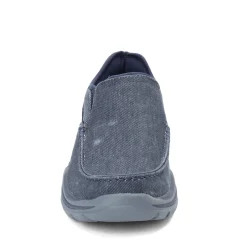 Slip-On Shoes*Skechers Men's , Arch Fit Motley - Rolens Slip-On Navy
