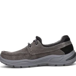 Boat Shoes*Skechers Men's , Arch Fit Motley - Oven Boat Shoe Black