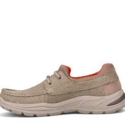 Slip-On Shoes*Skechers Men's , Arch Fit Motley - Oven Boat Shoe Tan