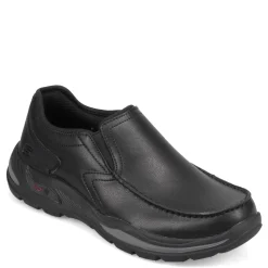 Slip-On Shoes*Skechers Men's , Arch Fit Motley - Hust Slip-On - Wide Width Black