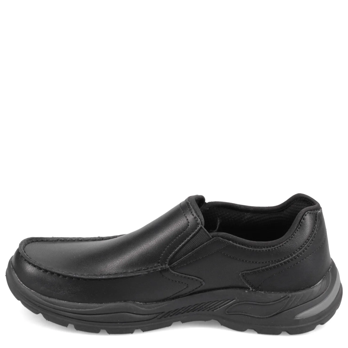 Slip-On Shoes*Skechers Men's , Arch Fit Motley - Hust Slip-On - Wide Width Black