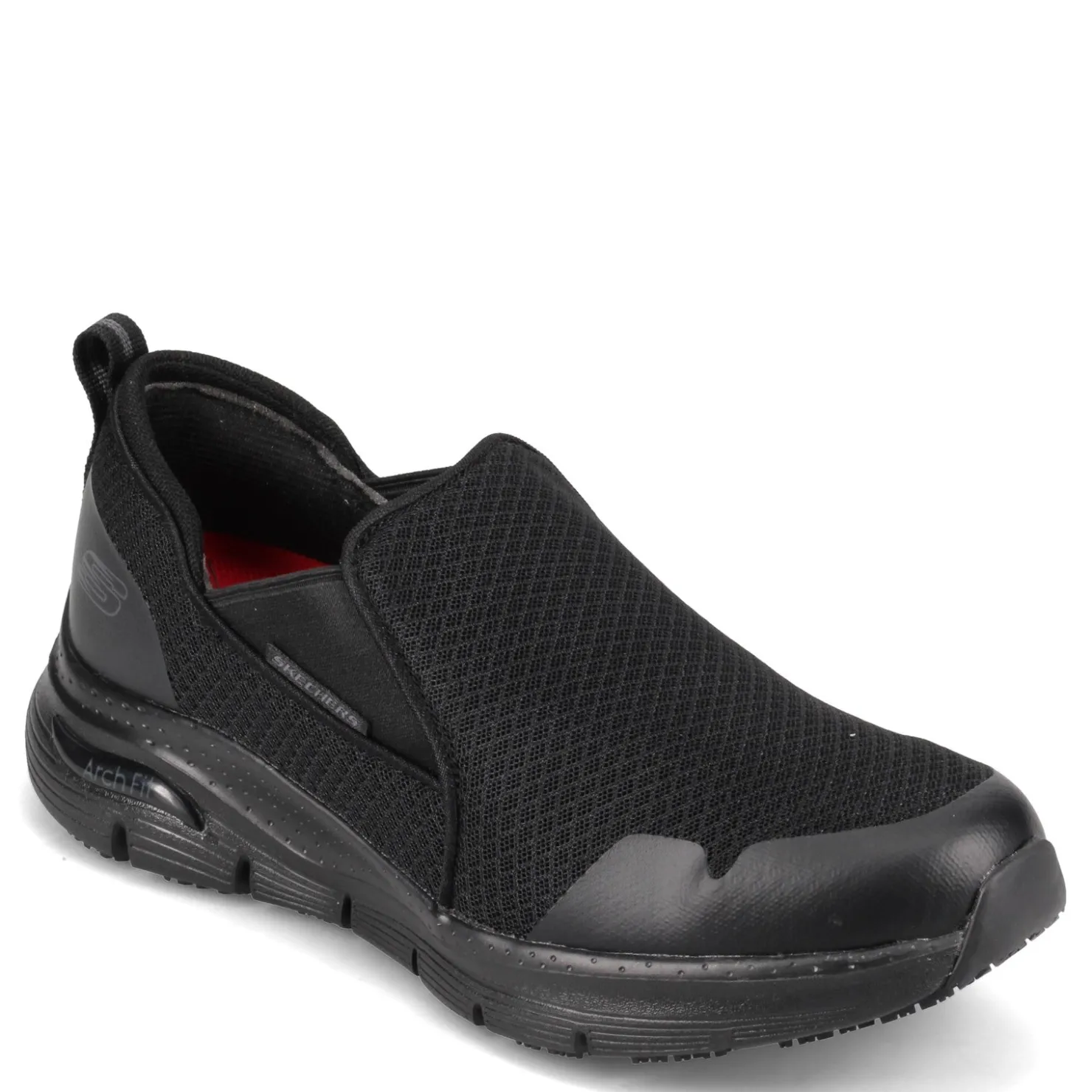 Sneakers & Athletics*Skechers Work Men's Skechers, Arch Fit SR - Tineid Work Shoe Black