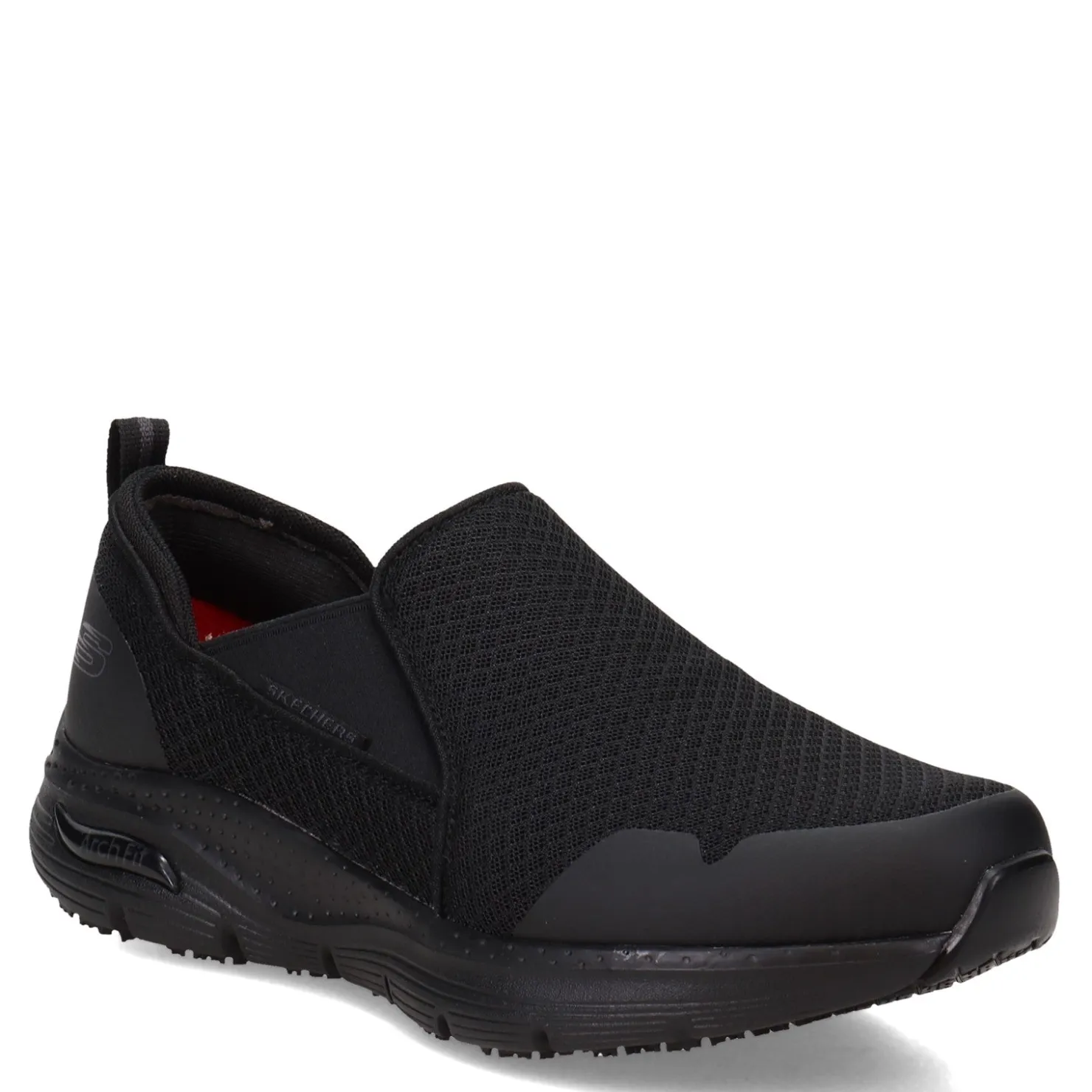 Sneakers & Athletics*Skechers Work Men's Skechers, Arch Fit SR - Tineid Work Shoe - Wide Width Black