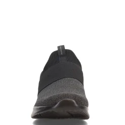 Walking*Skechers Men's , Bounder - Inshore Sneaker - Wide Width Black/Black