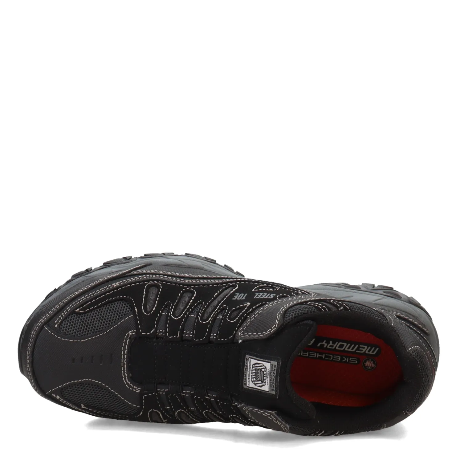 Sneakers & Athletics*Skechers Work Men's Skechers, Cankton - Ebbitt Steel Toe Work Shoe Black