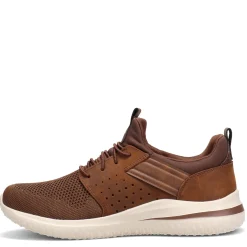Fashion & Street*Skechers Men's , Delson 3.0 - Cicada Sneaker Dark Brown