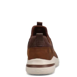 Fashion & Street*Skechers Men's , Delson 3.0 - Cicada Sneaker Dark Brown