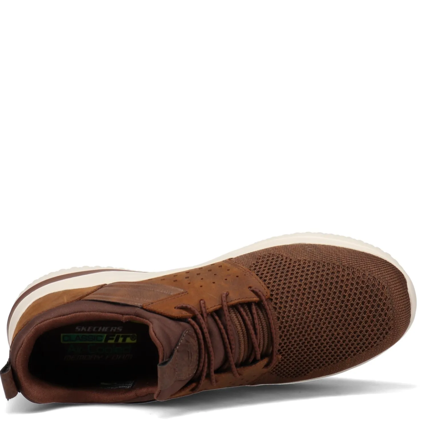 Fashion & Street*Skechers Men's , Delson 3.0 - Cicada Sneaker Dark Brown